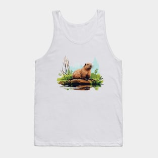 I Love Beaver Tank Top